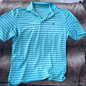 Vineyard Vines Light Blue Striped Men's Shirt